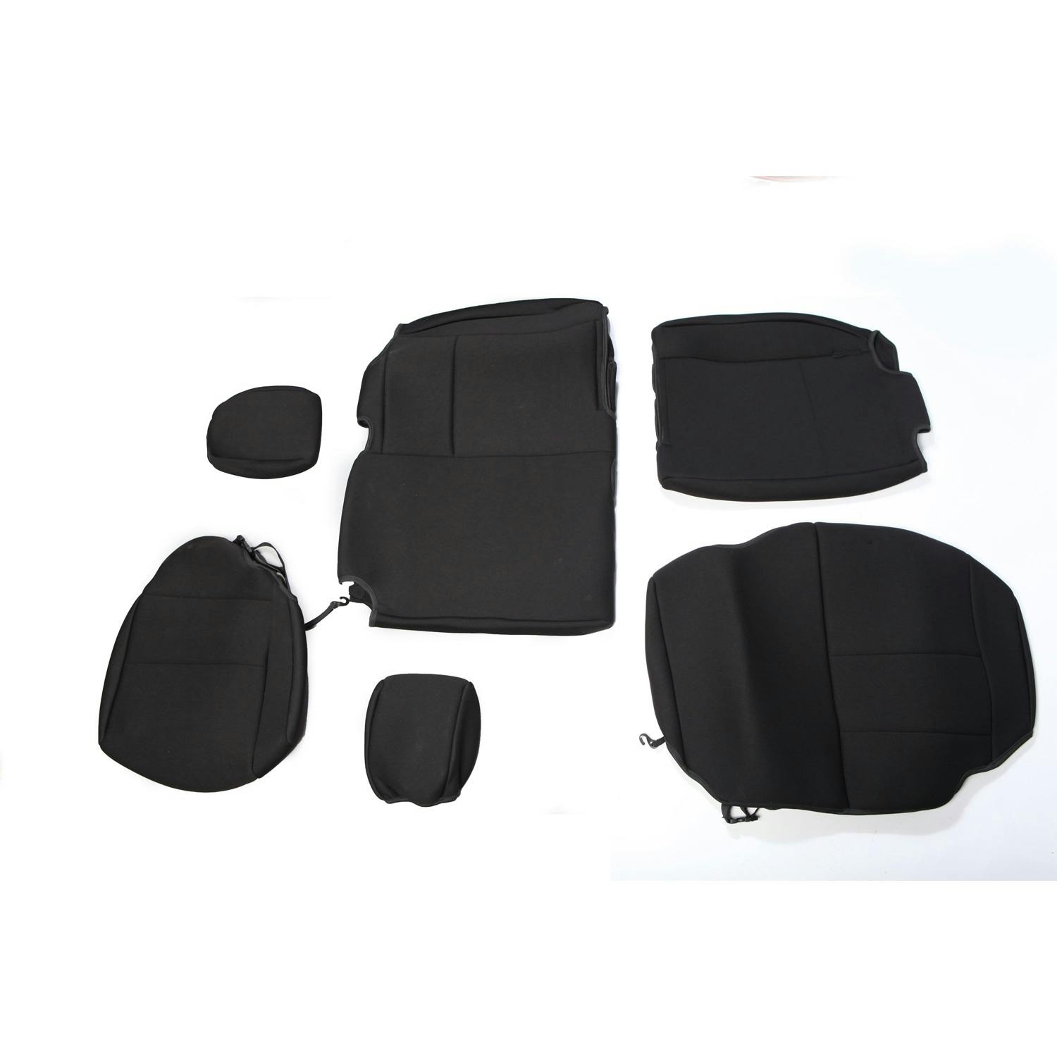 Rugged Ridge 13264.01 Neoprene Rear Seat Cover; Black; 07-17 Jeep Wrangler JKU