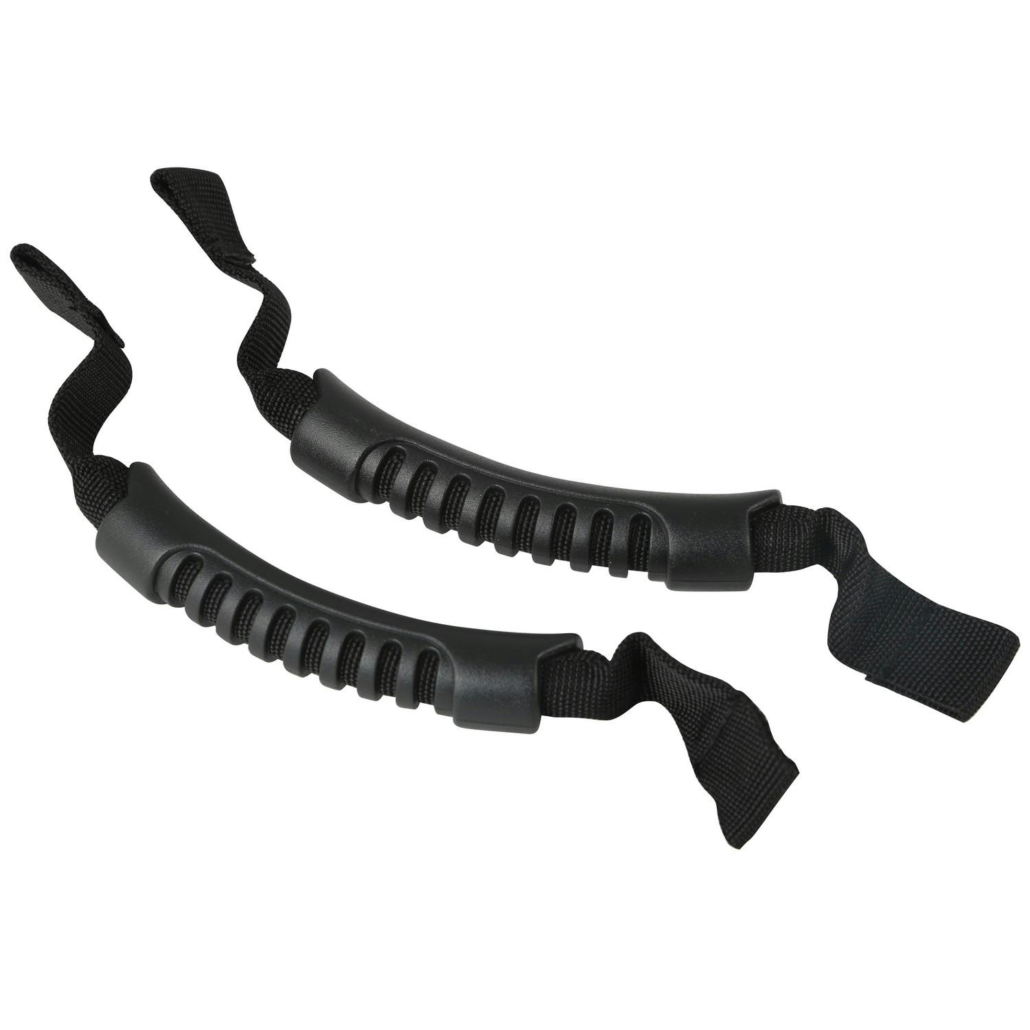 Rugged Ridge 13305.10 Front Headrest Grab Handles; Black; 07-17 Jeep Wrangler JK