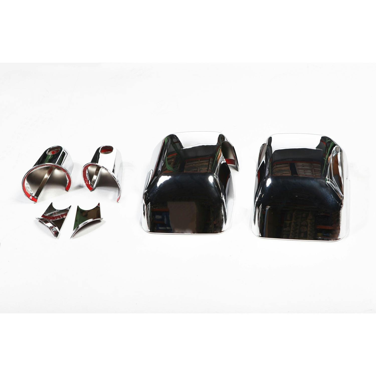 Rugged Ridge 13311.03 4 Piece Mirror/Arm Cover Kit, Chrome
