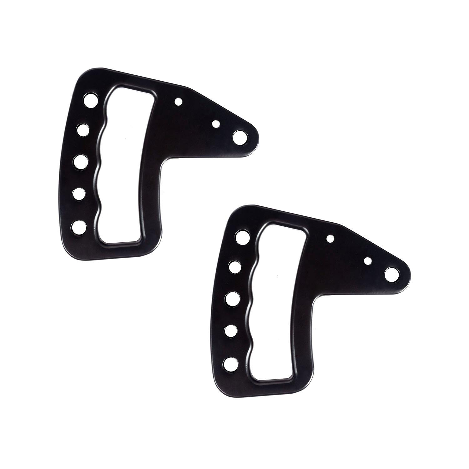 Rugged Ridge 13505.51 Aluminum Grab Handles, Front Pair, Black