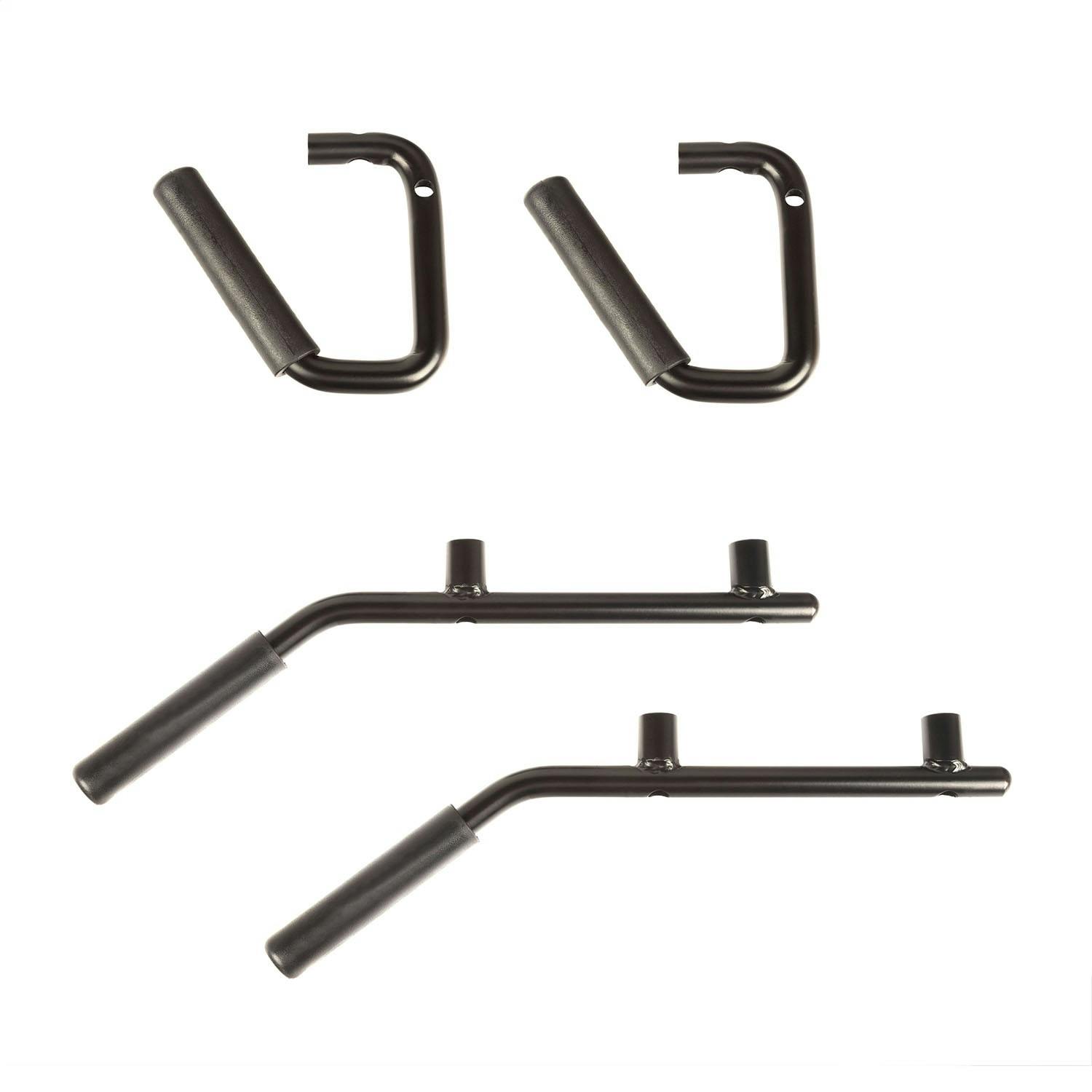 Rugged Ridge 13505.40 Steel Grab Handles, Front/Rear Kit Black