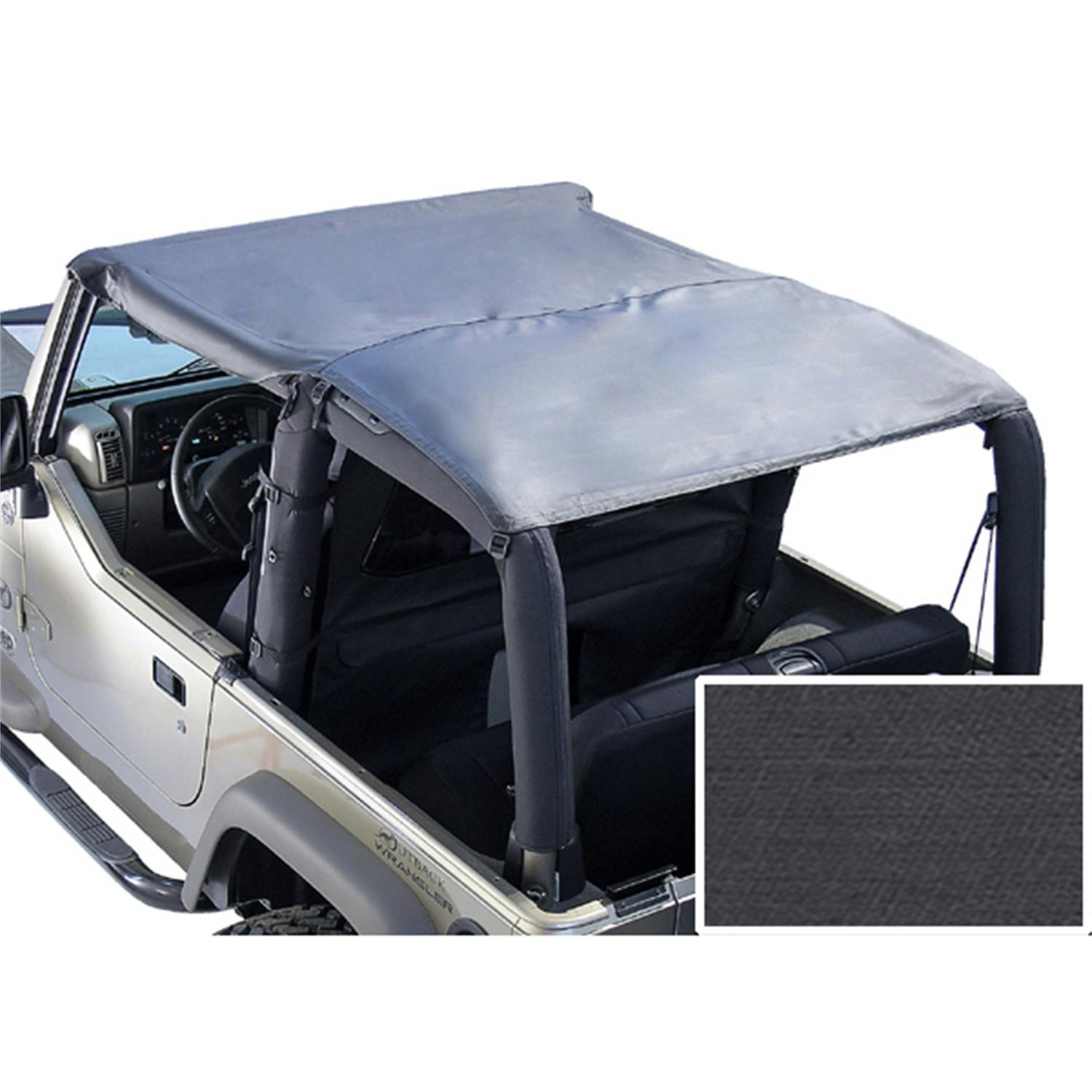 Rugged Ridge 13554.15 Roll Bar Top, Black Denim