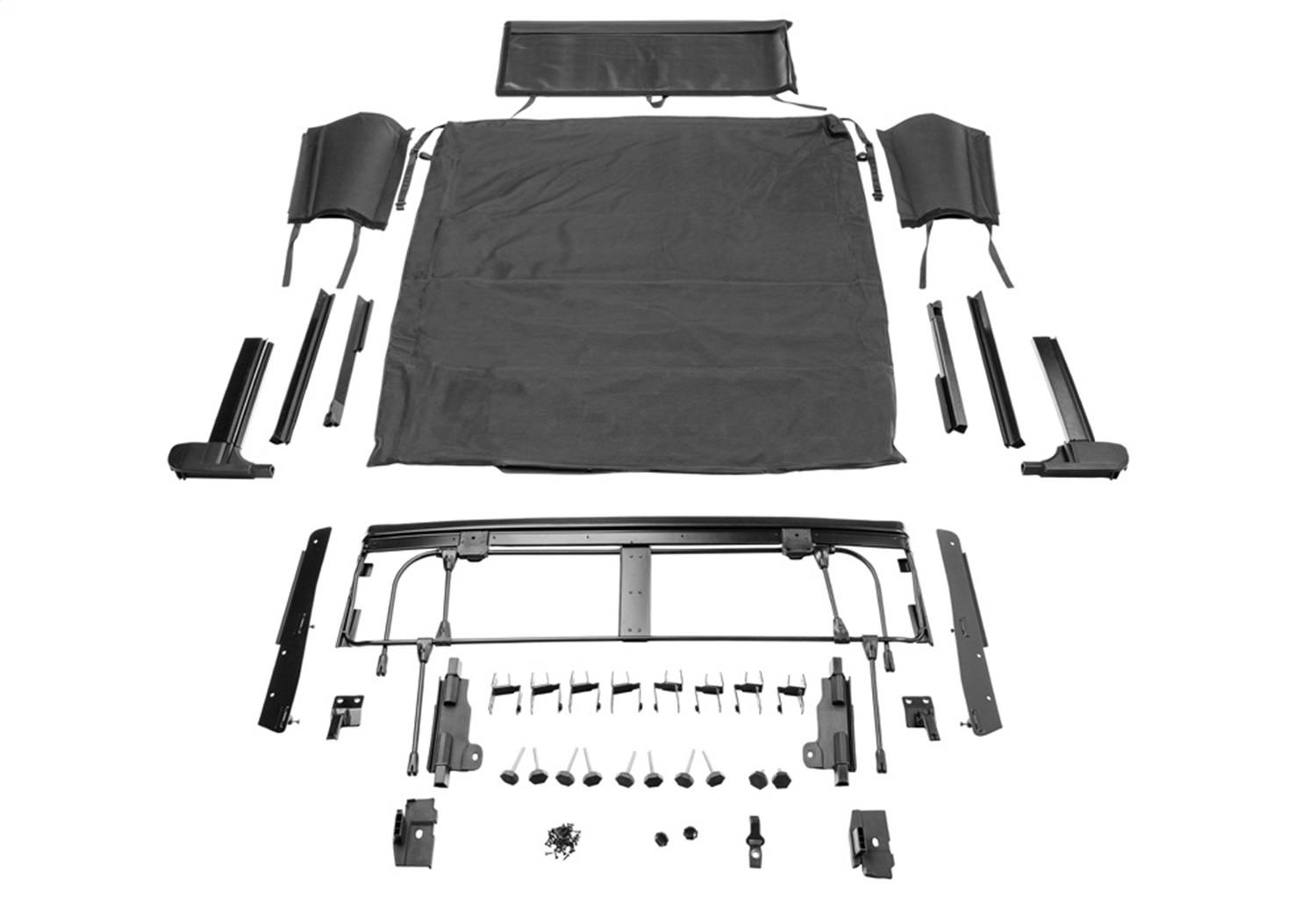 Rampage Products 139035 Frameless Trail Top JEEP, Black Diamond