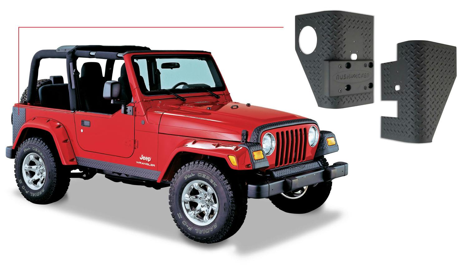 Bushwacker 14001 Trail Armor Rear Corner