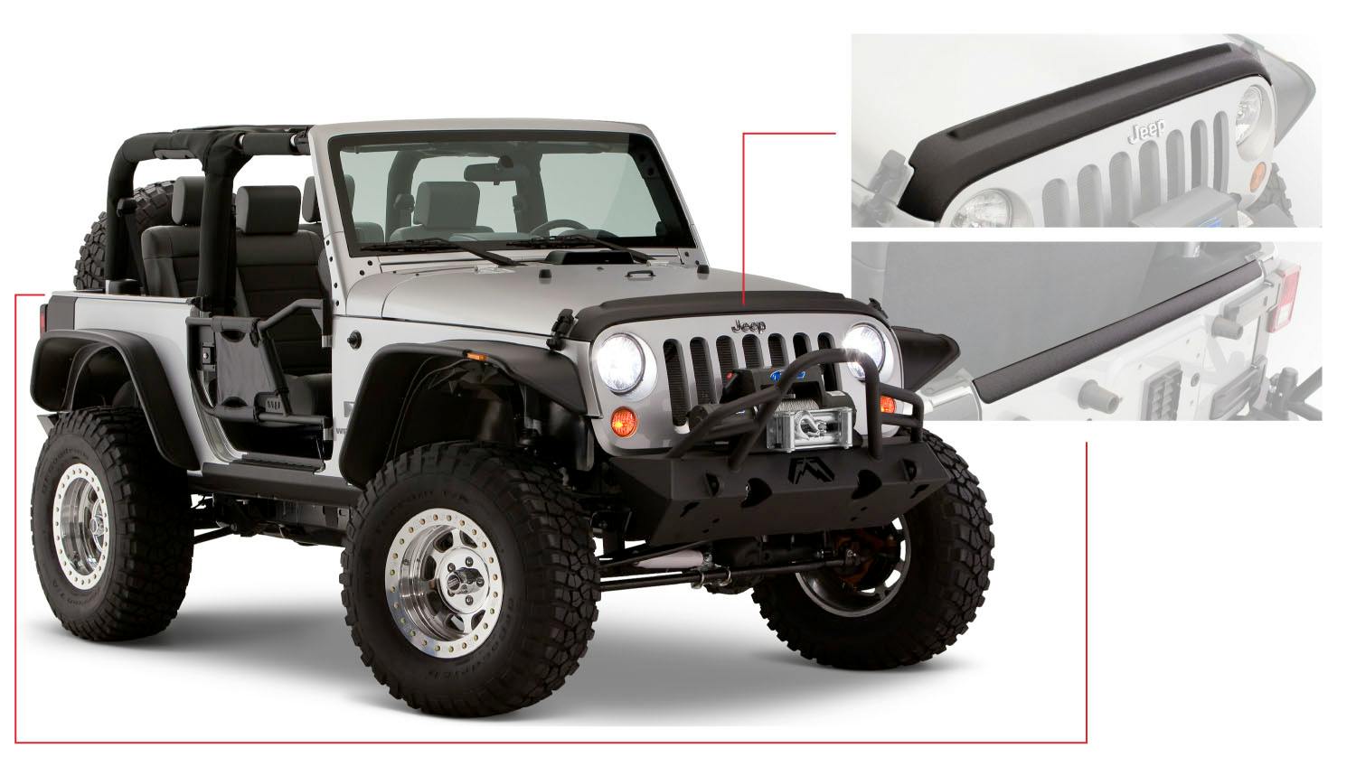 Bushwacker 14013 Trail Armor Hood and Tailgate
