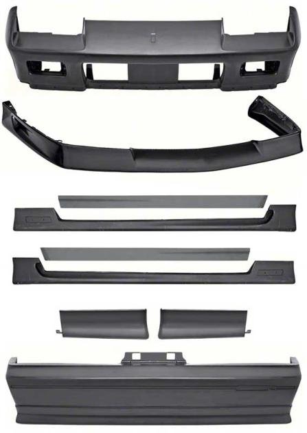 1991-92 Camaro Z28, Complete Ground Effects Kit, OE-Style Reproduction, 9-Piece