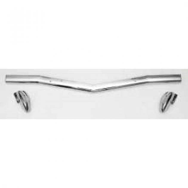 Full Size Chevy Bumper, Front, 3-Pieces, 1965