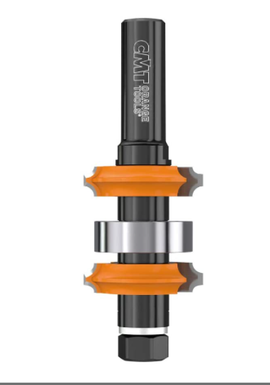 CMT 800.622.11,1'' + 11/16'',Adjustable Double Roundover Router Bits