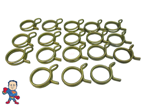 18-Pack Roto Clamps for Hot Tub Manifolds – 3/4″ ID x 1″ OD Clear Tubing – Global Spa Parts