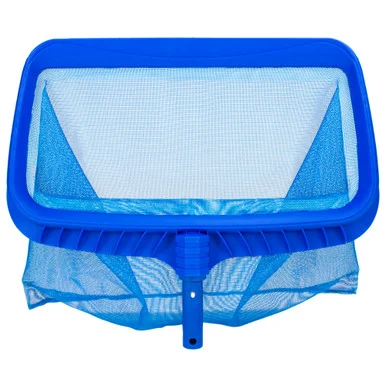 19.75″ Blue Deep Bag Swimming Pool Leaf Rake Skimmer Head for Efficient Pool Cleaning