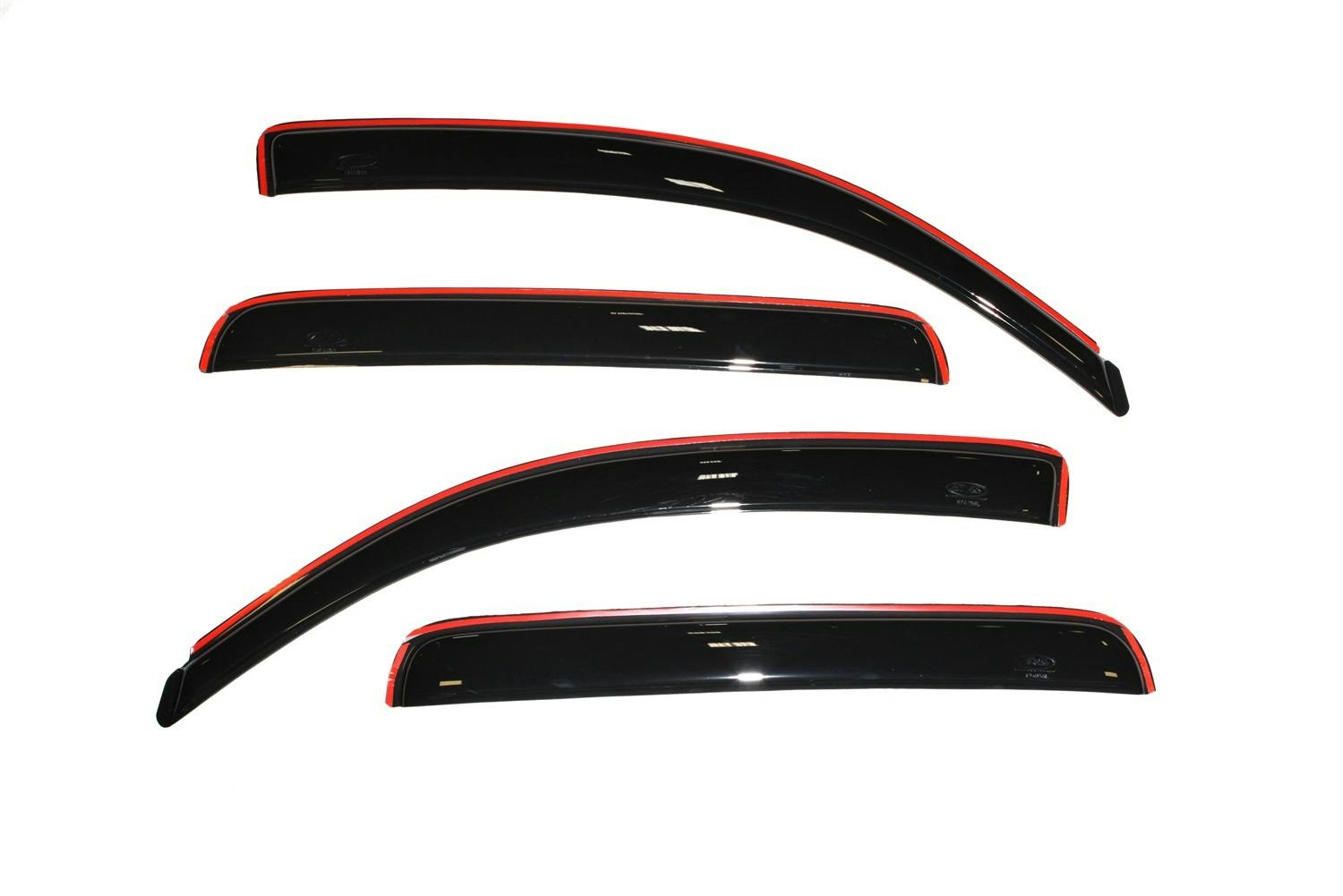 AVS 194056 Ventvisor Deflector; Smoke; In-Channel; 4 pc.