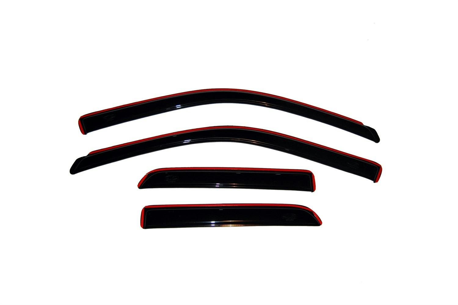 AVS 194101 Ventvisor Deflector; Smoke; In-Channel; 4 pc.