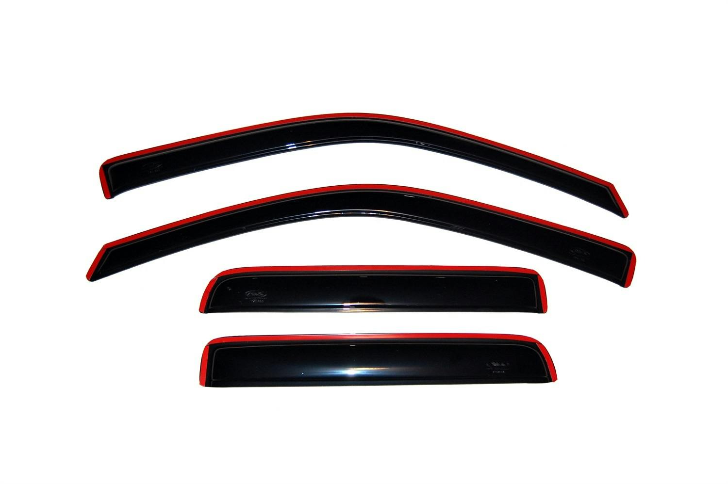 AVS 194133 Ventvisor Deflector; Smoke; In-Channel; 4 pc.