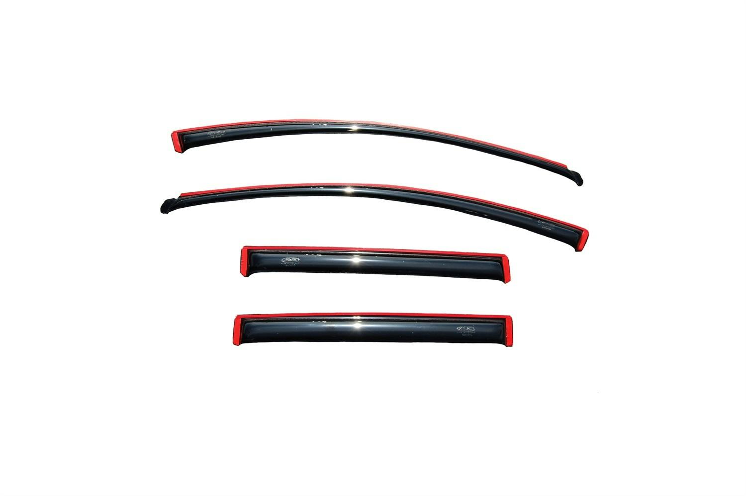 AVS 194141 Ventvisor Deflector; Smoke; In-Channel; 4 pc.