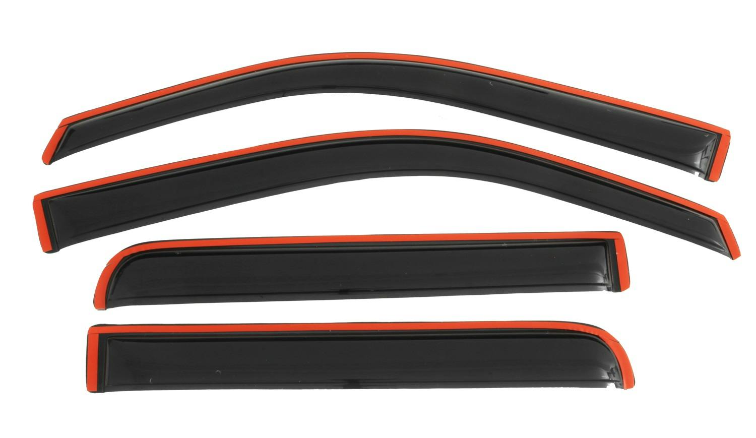 AVS 194155 Ventvisor Deflector; Smoke; In-Channel; 4 pc.
