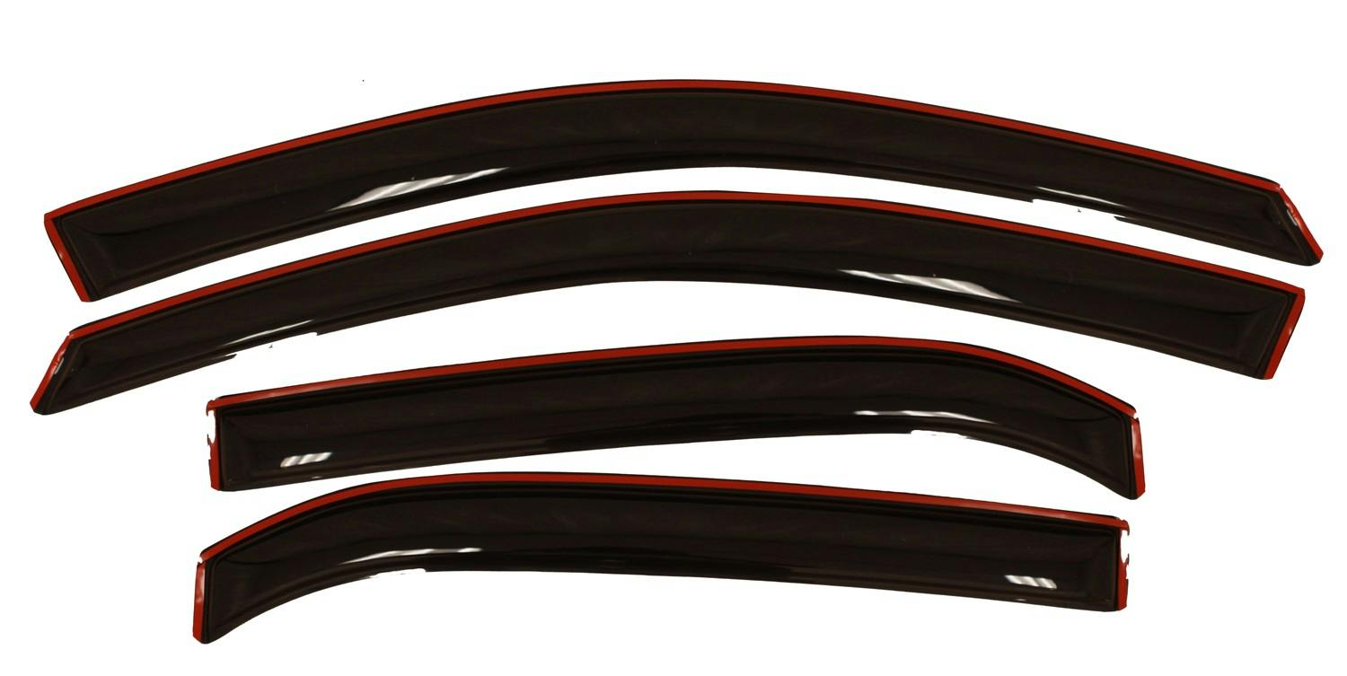 AVS 194166 Ventvisor Deflector; Smoke; In-Channel; 4 pc.