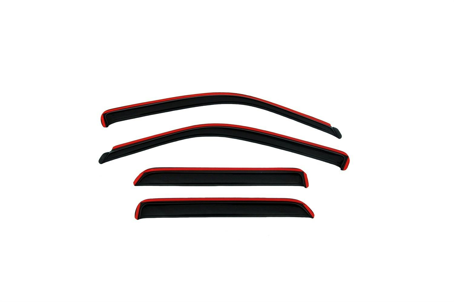 AVS 194167 Ventvisor Deflector; Smoke; In-Channel; 4 pc.