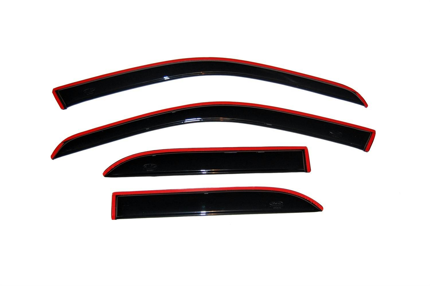 AVS 194223 Ventvisor Deflector; Smoke; In-Channel; 4 pc.