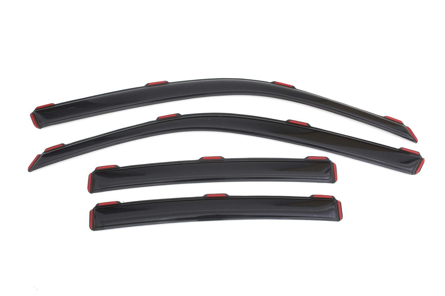 AVS 194313 Ventvisor Deflector; Smoke; In-Channel; 4 pc.