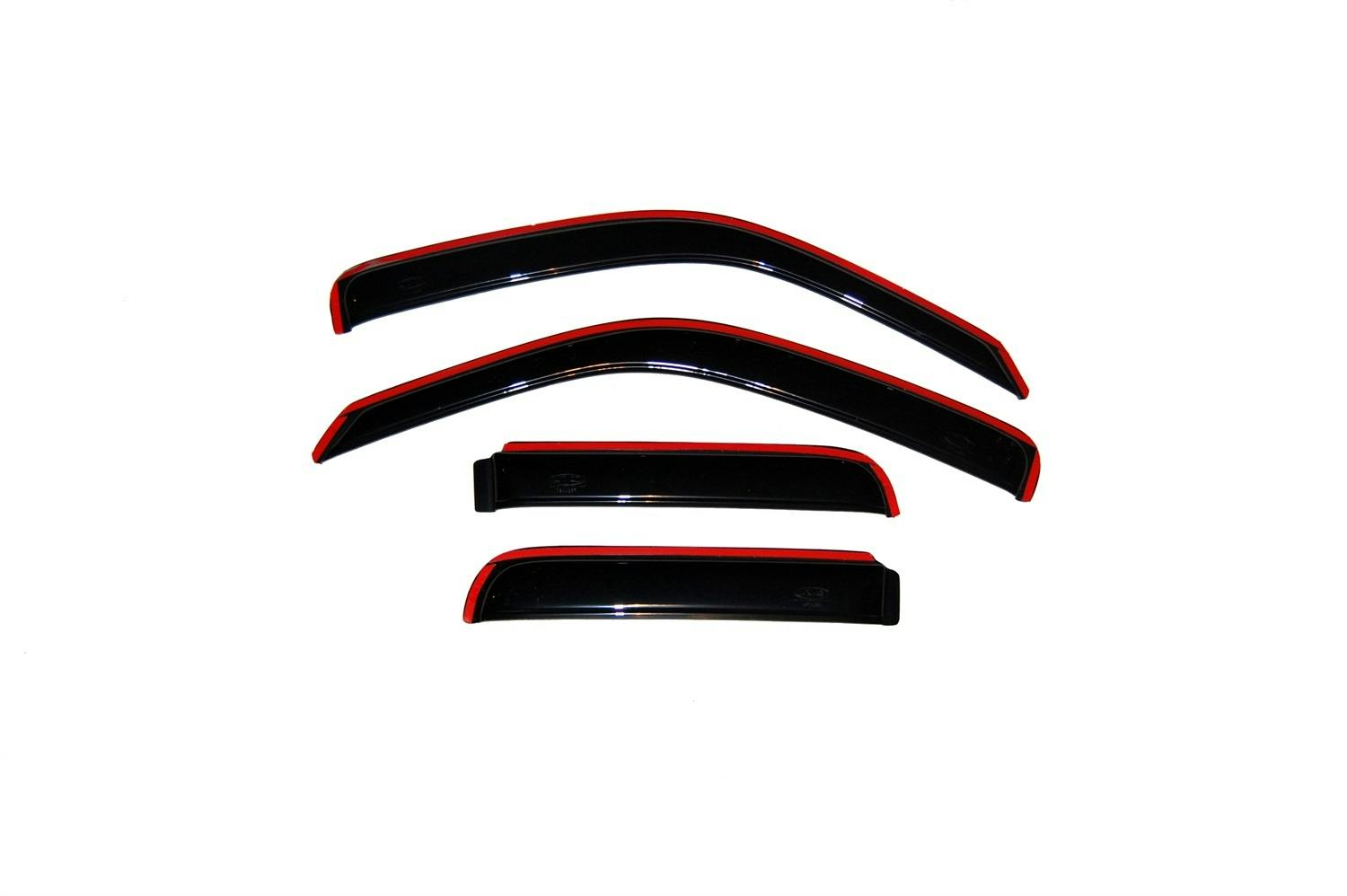 AVS 194428 Ventvisor Deflector; Smoke; In-Channel; 4 pc.