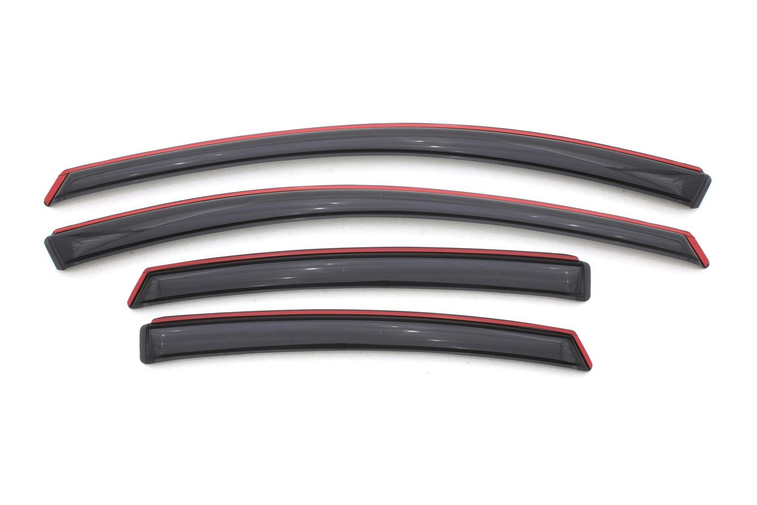 AVS 194529 Ventvisor Deflector; Smoke; In-Channel; 4 pc.