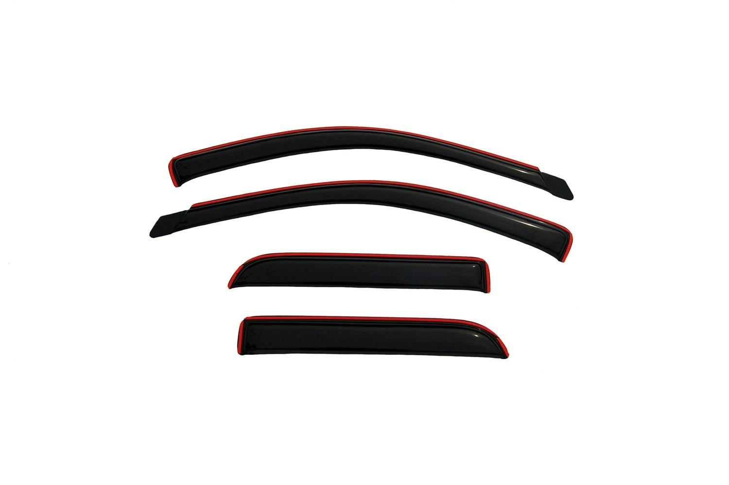 AVS 194623 Ventvisor Deflector; Smoke; In-Channel; 4 pc.