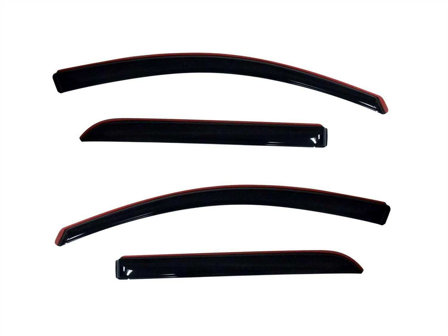AVS 194632 Ventvisor Deflector; Smoke; In-Channel; 4 pc.