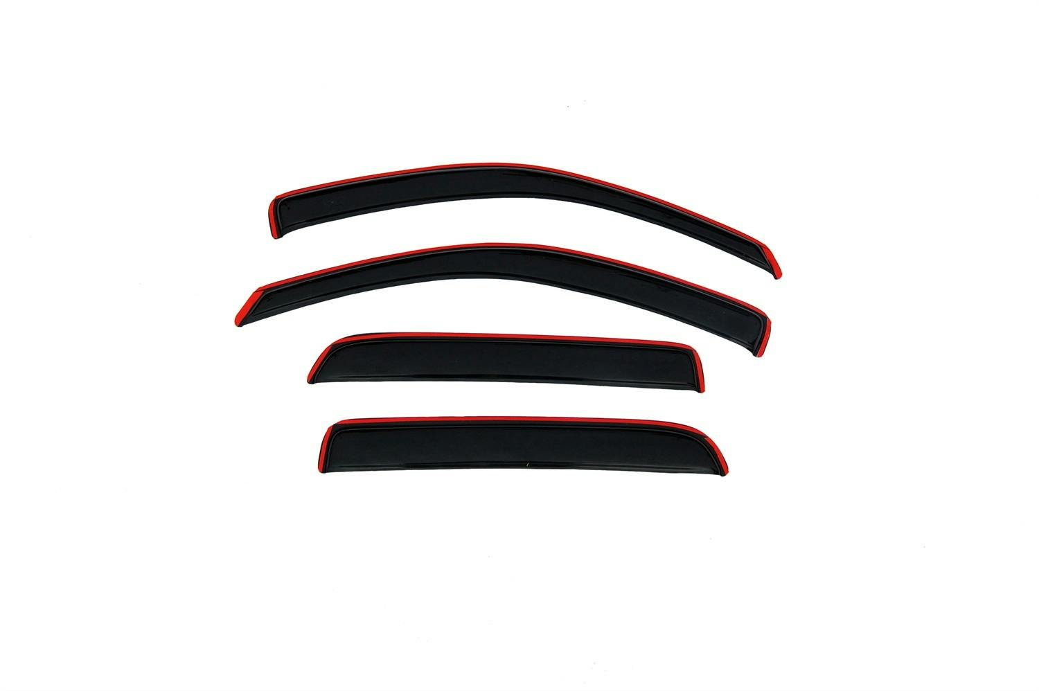 AVS 194656 Ventvisor Deflector; Smoke; In-Channel; 4 pc.