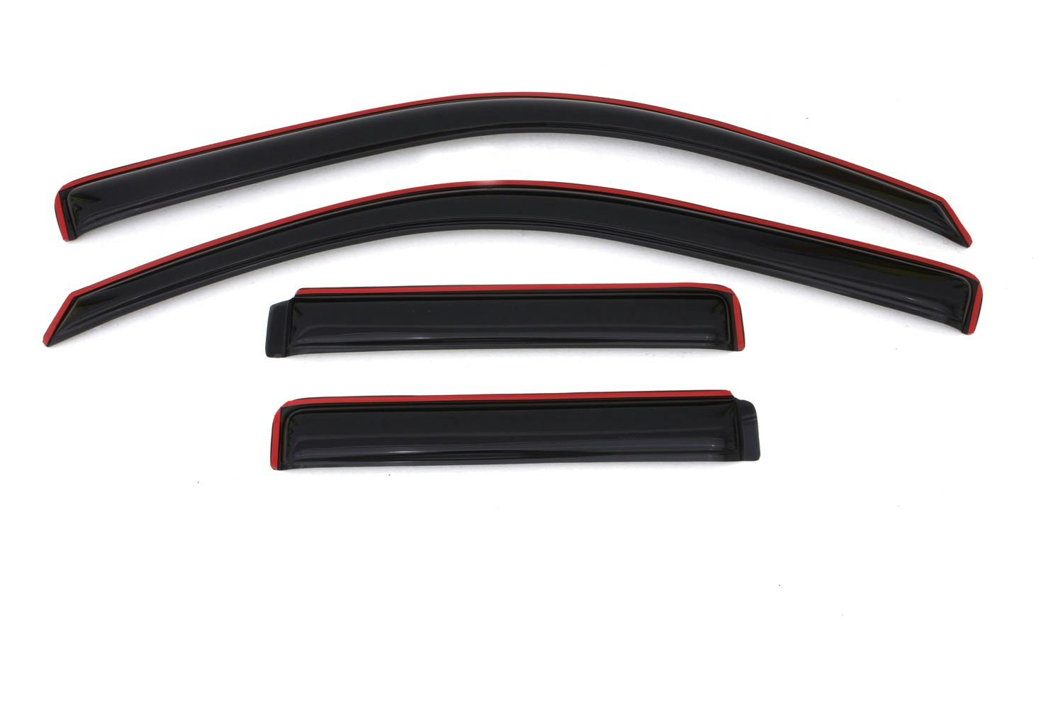AVS 194733 Ventvisor Deflector; Smoke; In-Channel; 4 pc.