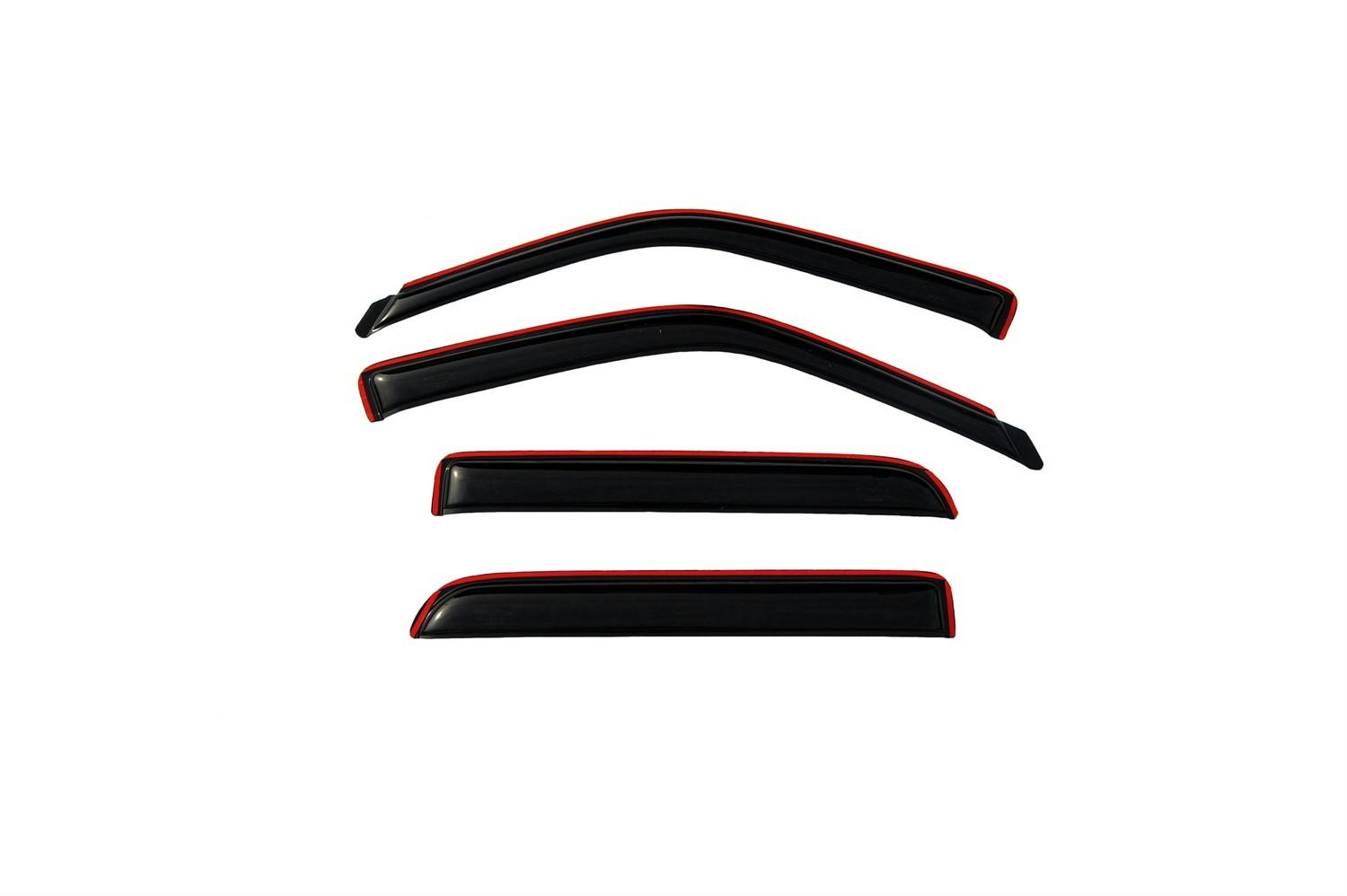 AVS 194949 Ventvisor Deflector; Smoke; In-Channel; 4 pc.