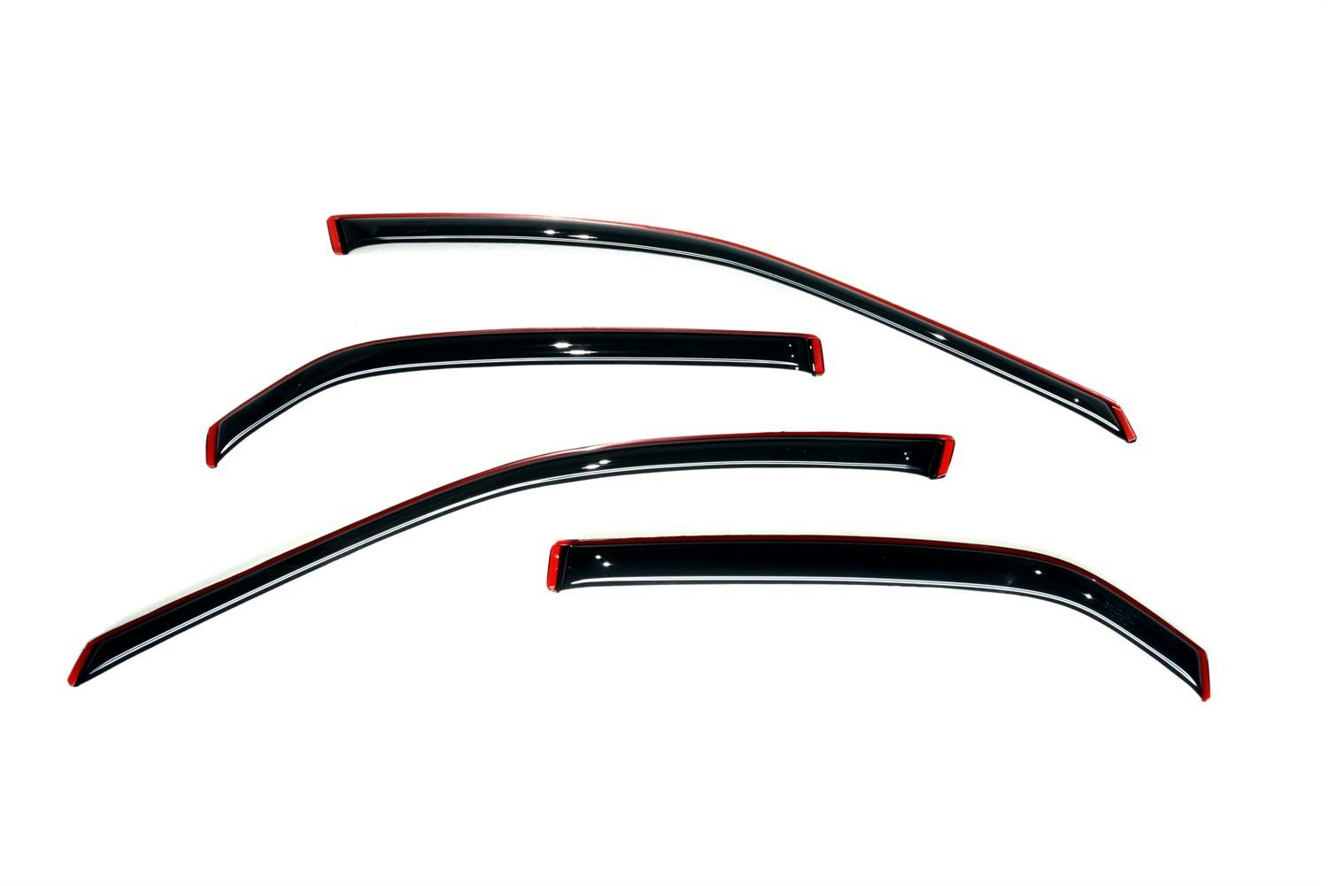 AVS 194959 Ventvisor Deflector; Smoke; In-Channel; 4 pc.