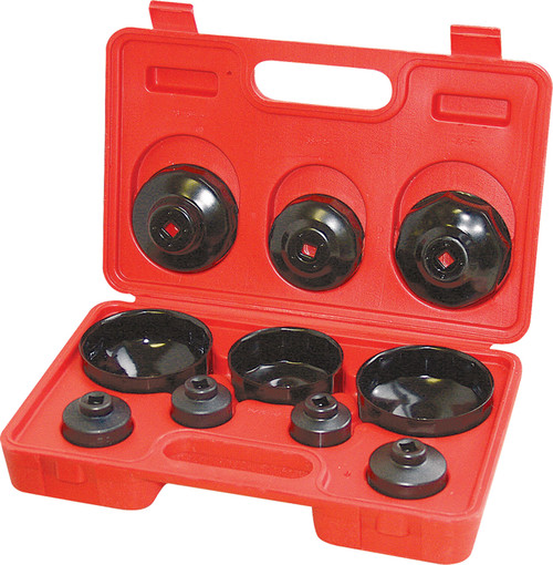 CTA-026400 10 Piece Cup Type Oil Filter Wrench Set