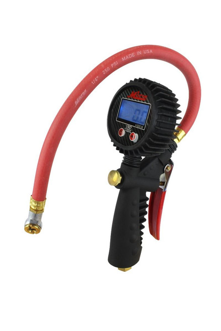 Milton™ Pro Digital Tire Inflator/Pressure Pistol Grip Gauge, Ball Foot Chuck, 15" Hose