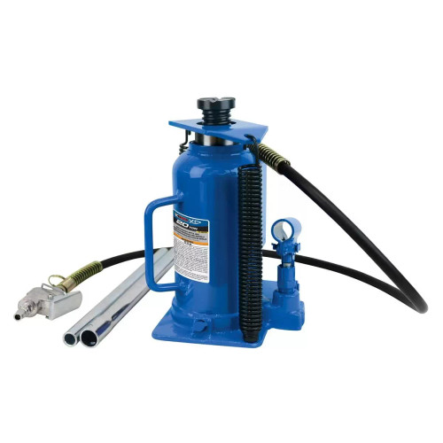 K Tool International 20-Ton Air/Hydraulic Bottle Jack Welded