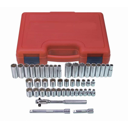 K Tool International 47-PIECE 3/8 " DR 12-PT SAE AND
