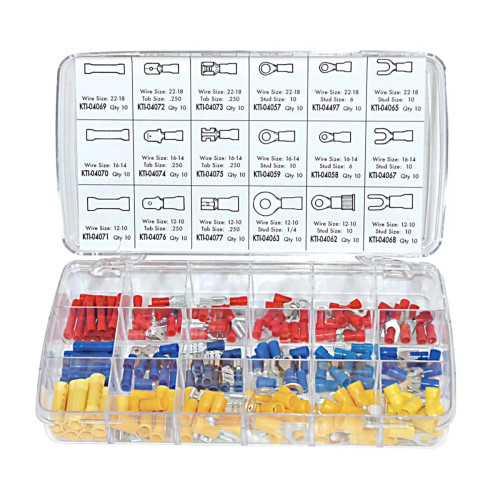 K Tool International Solderless Terminal Kit - 180