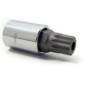 CTA-2089 1/2" Dr Socket Triple Sq Tamper Proof 18 Mm