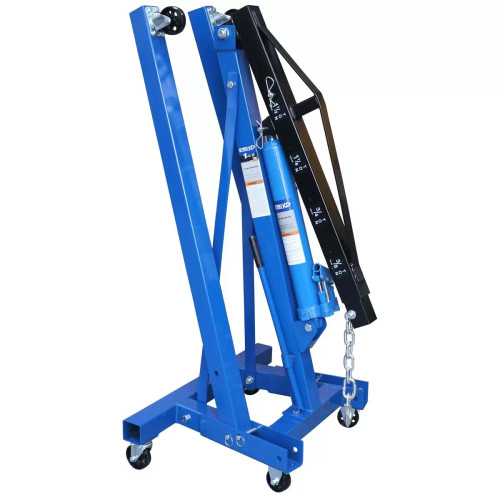 K Tool International 1.5 Ton Foldable Engine Crane W/ Fast Rise XD