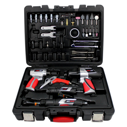 Milton™ EXELAIR™ 44-Pc. Pro Air Tool Accessory Kit, Impact Wrench, Air Ratchet, Die Grinder, Blow Gun, Air Hammer, Dual Air Chuck, Tire Gauge w/ Accessories