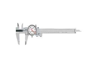 0-8" Dial Caliper White Face
