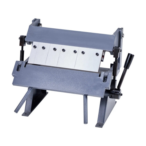 Box and Pan Brake, 12-Inch, 20-Gauge Mild Steel Capacity, 5 Fingers, 0-135° Adjustable