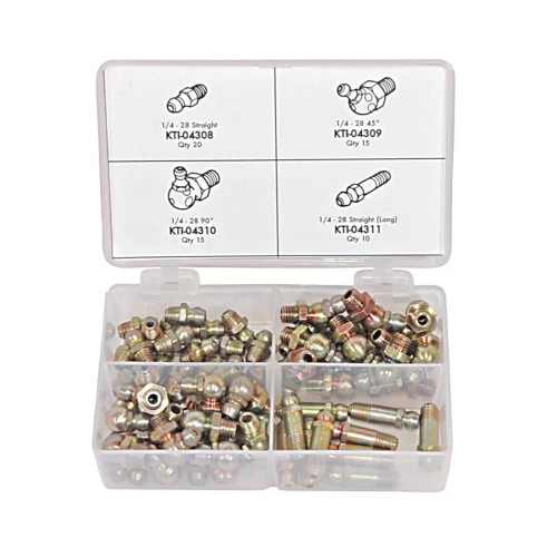 K Tool International 60pc SAE Grease Fitting Assortment