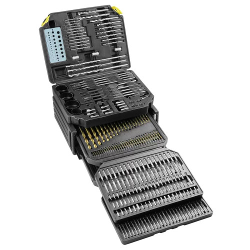 K Tool International Master Drill Bit 326-Piece Set includes Bits & Ac