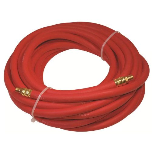 K Tool International 3/8 in. x 50 ft. 1/4 in. MNPT Rubber Air Hose R