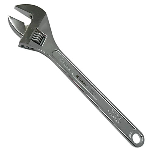 K Tool International 18" Adjustable Wrench