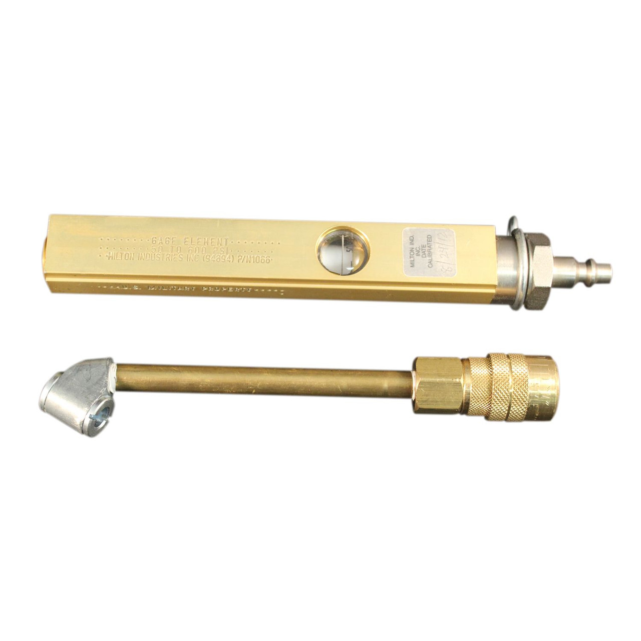 Milton™ Commercial Dual Head Air Chuck Gauge Assembly, 0-600 PSI