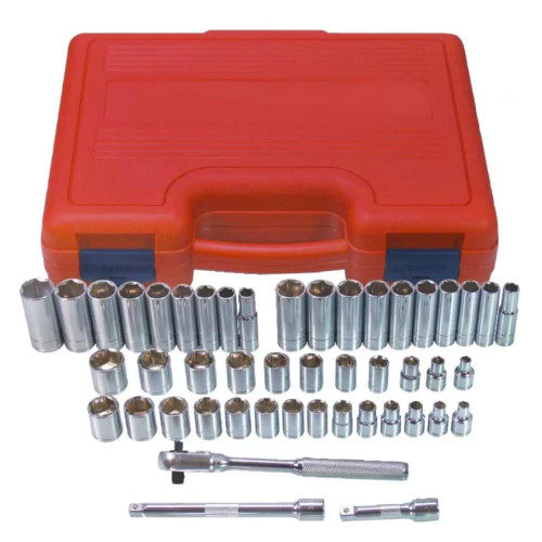 K Tool International 47-PIECE 3/8 " DR SAE AND 6-PT METR