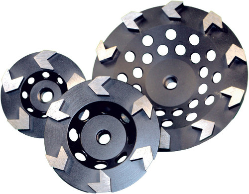 Arrow Segmented Cup Wheel for Floor Polishing 5 In