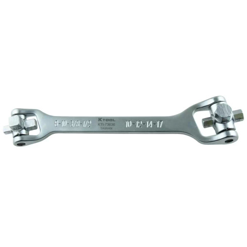 K Tool International 8 in 1 Drain Plug Key Wrench