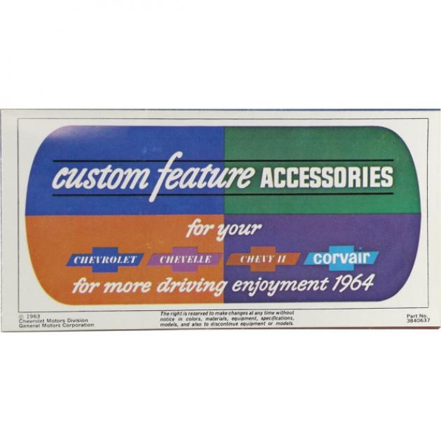 Full Size Chevy Custom Features Manual, 1964